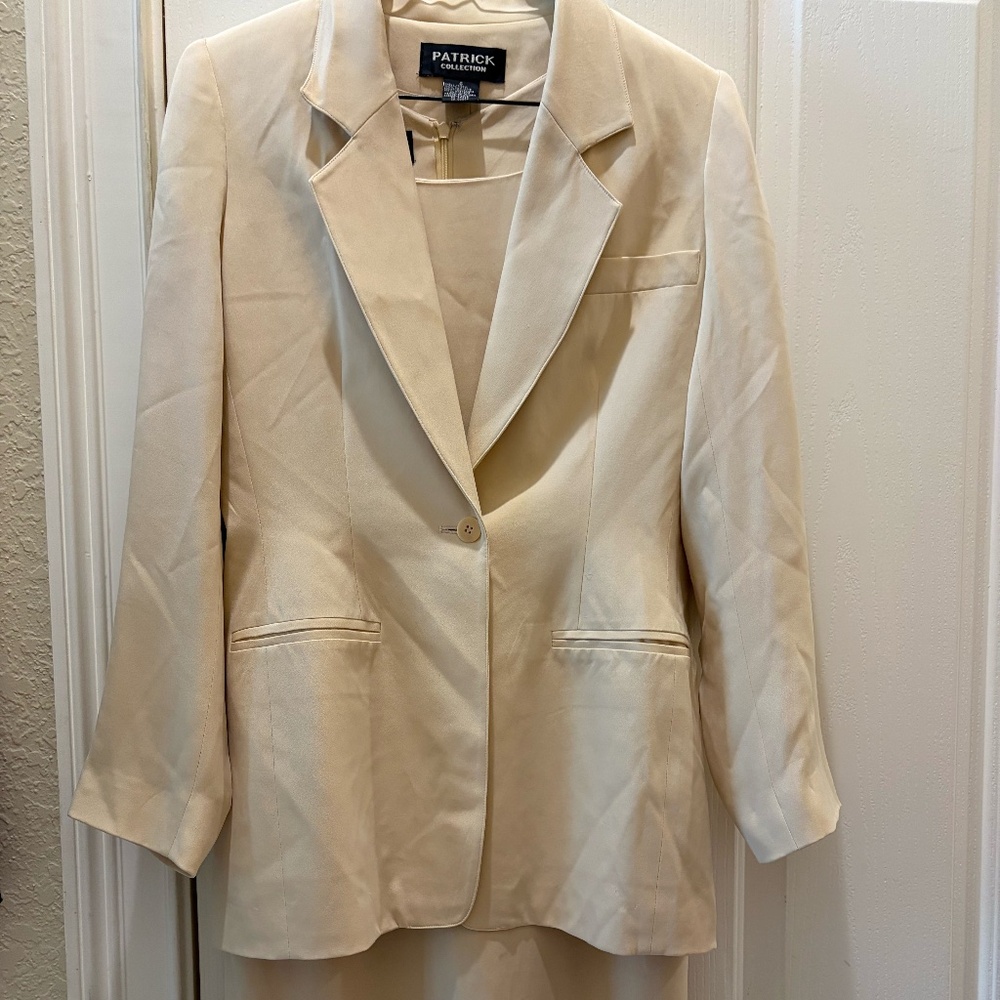 VINTAGE 90s PATRICK COLLECTION DRESS & BLAZER SET